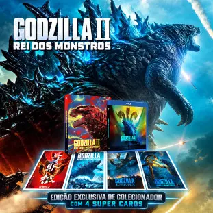Blu-ray - Godzilla 2 - Rei dos Monstros - Edição de Colecionador (Exclusivo)