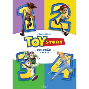 Blu-ray - Toy Story - Coleção Completa (4 Filmes)