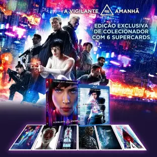 Blu-ray - A Vigilante do Amanhã - Edição de Colecionador Limitada (Scarlett Johansson) - Exclusivo