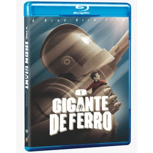 Blu-ray + DVD - O Gigante de Ferro - Edição de Colecionador - 5 Super Cards (Exclusivo)