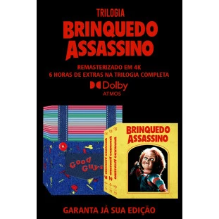 Blu-ray - O Brinquedo Assassino - Trilogia Completa Limitada (Exclusivo) - Mais de 6 horas de Extras!