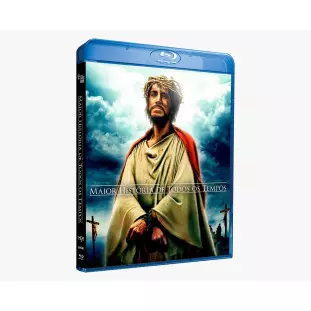 Blu-ray - A Maior História de Todos os Tempos - Edição de Colecionador - Exclusivo (John Wayne - Sidney Poitier - Max von Sydow - Charlton Heston)
