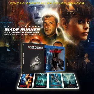 Blu-ray - Blade Runner - O Caçador de Andróides - The Final Cut - Edição de Colecionador - Exclusivo  (Harrison Ford - Rutger Hauer - Daryl Hannah - Ridley Scott)