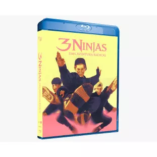 Blu-ray - Três Ninjas – Uma Aventura Radical - Edição de Colecionador - Exclusivo 