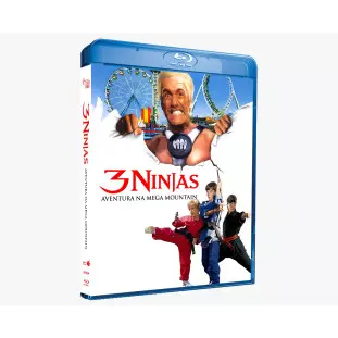 Blu-ray - Três Ninjas – Aventura na Mega Montanha - Edição de Colecionador - Exclusivo 
