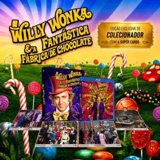 Blu-ray - A Fantástica Fábrica de Chocolate - Edição de Colecionador (Exclusivo) - Gene Wilder