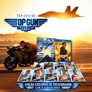 Blu-ray - Top Gun - Maverick - Edição de Colecionador Limitada (Tom Cruise) - Exclusivo
