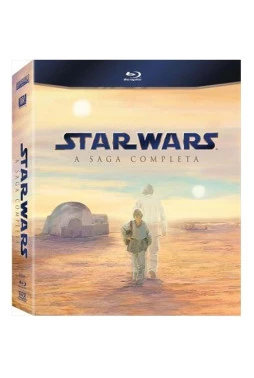Blu-ray - Star Wars - A Saga Completa (6 Filmes e 9 discos) - Mais de 40 Horas de Extras