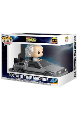 Funko Pop! Rides - Back To The Future (De Volta Para o Futuro) 133 - Doc With Time Machine