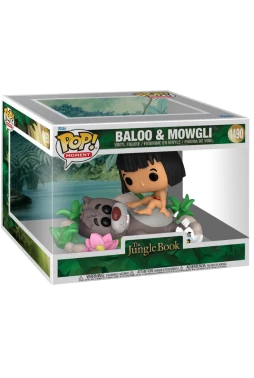 Funko Pop! Moment - Mogli: O Menino Lobo 1490 - Baloo & Mowgli