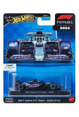 Hot Wheels Premium HRV11 - Formula 1 2024 - BWT Alpine F1 Team - A524 (#10)