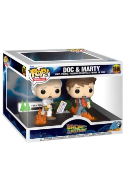 Funko Pop! Moment - De Volta Para o Futuro 1846 - Doc & Marty