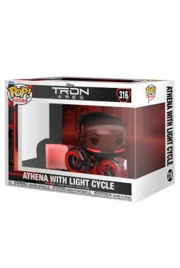Funko Pop! Rides - Disney - Tron Ares 316 - Athena With Light Cycle