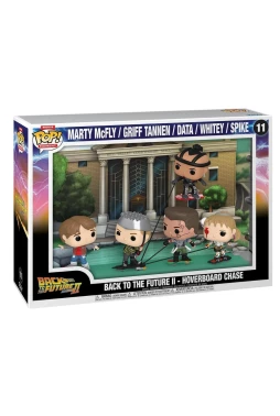 Funko Pop! Deluxe - Moment - De Volta Para o Futuro 2 - Hoverboard Chase 11 (Marty McFly - Griff Tannen - Data - Whitey - Spike)