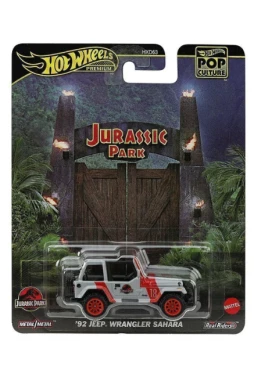 Hot Wheels Premium - Pop Culture - Jurassic Park (HXD63 - JBL59) ´92 Jeep Wrangler Sahara