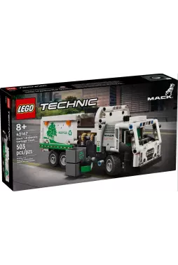 LEGO - Technic - Mack LR Electric Garbage Truck 42167 - Caminhão de Lixo