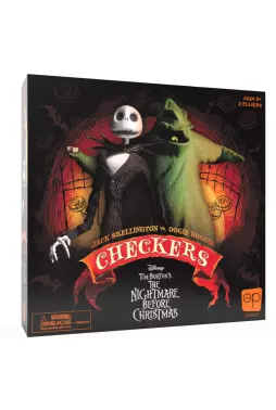 Jogo - Tim Burton's The Nightmare Before Christmas Checkers - O Estranho Mundo de Jack (Jogo de Damas)