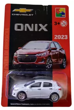 Carro em Miniatura - Chevrolet Onix (Branco)