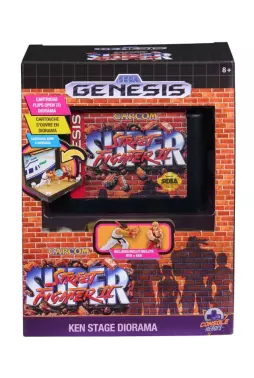 Memorabilia - Sega Genesis - Street Fighter II - Ken Stage Diorama