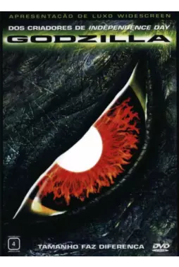 DVD - Godzilla (1998) - Matthew Broderick - Jean Reno - Hank Azaria - Roland Emmerich