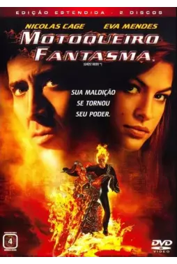 DVD - Motoqueiro Fantasma - Edição Estendida - DUPLO (Nicolas Cage - Eva Mendes)