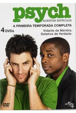 DVD - Psych - 1ª Temporada Completa - Agentes Especiais