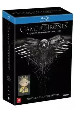 Blu-ray - Game Of Thrones - 4ª Temporada Completa - GIFT SET (Contém Miniatura Exclusiva do Rei Joffrey)