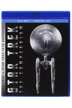 Blu-ray - Star Trek - The Compendium (Star Trek + Star Trek Além da Escuridão) - 4 Discos - 2 Filmes - 2 Extras