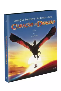 Blu-ray - Coração de Dragão - Edição de Colecionador com Cards - (Exclusivo) - Dennis Quaid