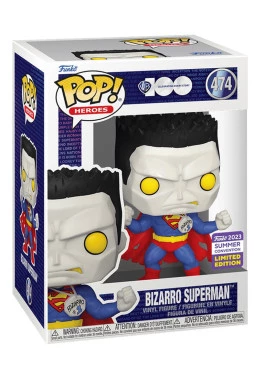 Funko Pop! Heroes - Warner 100 Anos 474 - Bizarro Superman - San Diego Comic Con 2023