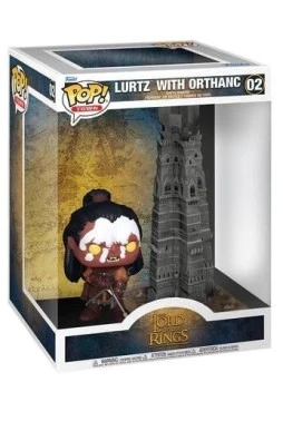 Funko Pop! Town - O Senhor dos Anéis - Lurtz with Orthanc