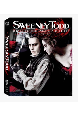 Blu-ray + CD - Sweeney Todd - O Barbeiro Demoníaco da Rua Fleet - Edição de Colecionador (Exclusivo) - Johnny Depp - Helena Bonham Carter