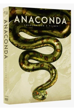 DVD - Anaconda - Coleção Completa -  Edição de Colecionador (4 Filmes)