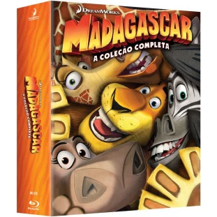 Blu-ray - Madagascar - A Coleção Completa (3 Filmes)