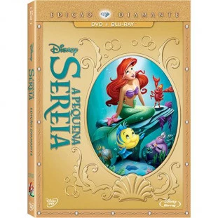 Blu-ray - A Pequena Sereia (DVD + BD) - Edição Diamante com luva