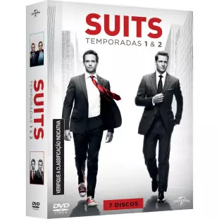 DVD - Suits - Homens de Terno - 1ª e 2ª Temporada Completa