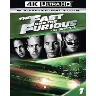 Blu-ray 4K - Velozes e Furiosos 1 (Com Luva)