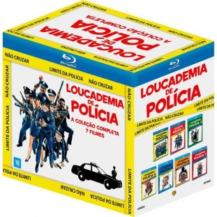 Blu-ray - Loucademia de Policia - Coleção Completa (7 Filmes)