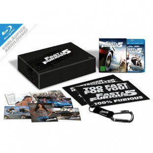 Blu-ray - Velozes e Furiosos 5 - GIFT SET (Vin Diesel - Paul Walker - Michelle Rodriguez) 