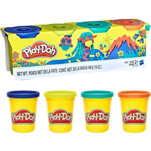 Play-Doh Massinha de Modelar com 4 Potes
