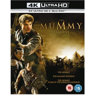 Blu-ray 4K - A Mumia - Trilogia Completa (Brendan Fraser - Rachel Weisz)