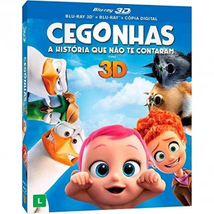 Blu-ray - Cegonhas - A História que não te contaram (3D + 2D) - Com luva (Jennifer Ariston)