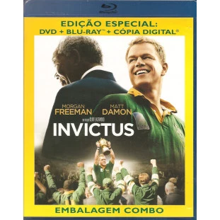 Blu-ray - Invictus - Edição Especial (DUPLO) - Morgan Freeman - Matt Damon - Clint Eastwood