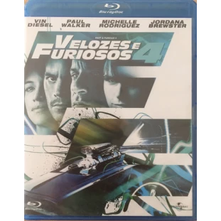 Blu-ray - Velozes e Furiosos 4 (Vin Diesel - Paul Walker - Michelle Rodriguez) 