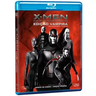Blu-ray - X-Men - Dias de Um Futuro Esquecido - Edição Vampira (DUPLO com as duas versões) - Bryan Singer - James McAvoy - Hugh Jackman - Michael Fassbender - Patrick Stewart - Jennifer Lawrence - Ian McKellen - Nicholas Hoult