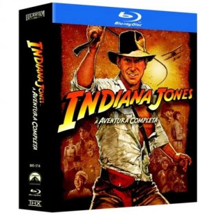 Blu-ray - Indiana Jones - Coleção Completa (Harrison Ford - Sean Connery - Steven Spielberg)
