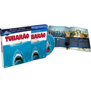Blu-ray - Tubarão - Edição Limitada de Colecionador Com luva e Livro (Steven Spielberg)