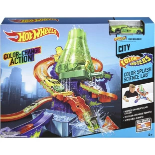 Hot Wheels City - Pista de Brinquedo Color Shifters - Laboratório Científico