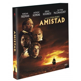Blu-ray - Amistad -  Edição com Luva (Exclusivo) - Steven Spielberg - Morgan Freeman - Anthony Hopkins