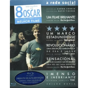 Blu-ray - A Rede Social - Edição Especial (Duplo com luva)